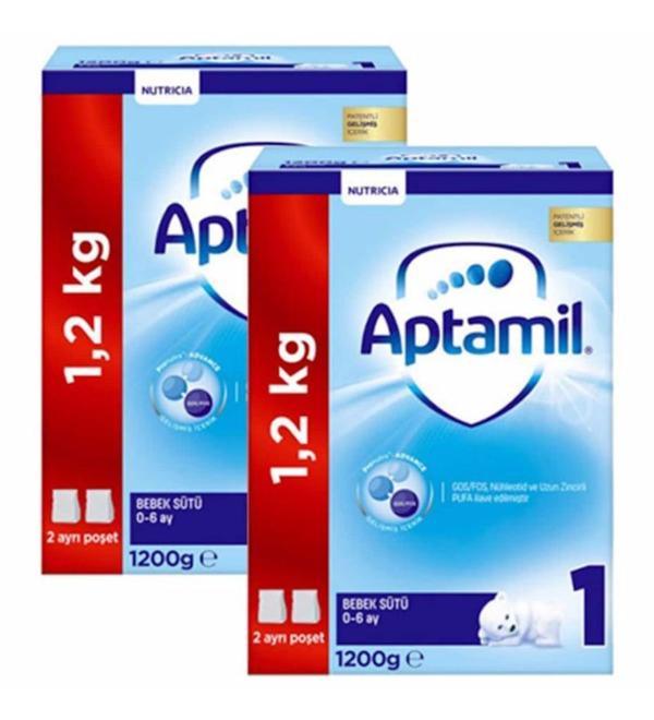 Aptamil 1200 gr 1 No - 2 Adet - Image 1