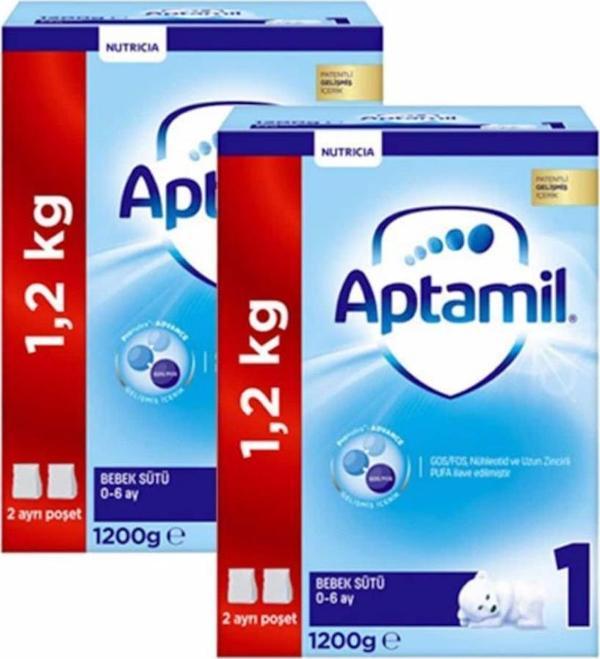 Aptamil 1200 gr 1 No - 2 Adet - Image 1