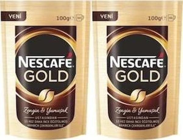 Nescafe Gold Hazır Kahve 2 x 100 G - Image 1