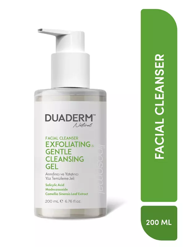 DUADERM FACIAL CLEANSER ARINDIRICI VE YATIŞTIRICI YÜZ TEMİZLEME JELİ 200 ML - Image 1