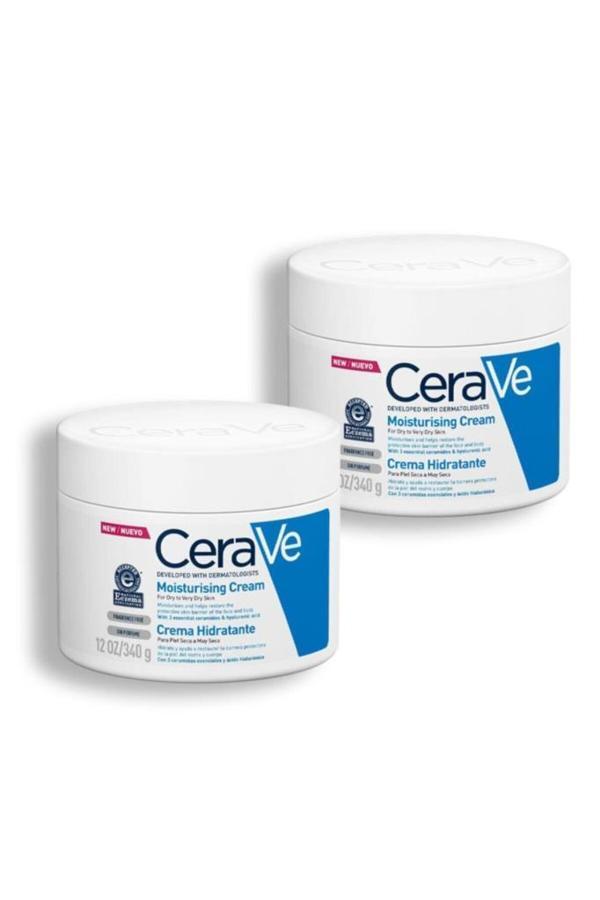 CeraVe Nemlendirici Krem 340 Gr- 2 ADET -SKT: 12 AY - Image 1