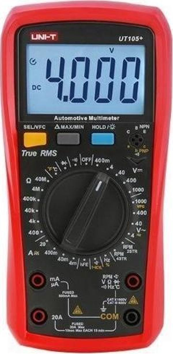 Luxury, El Tipi Dijital Ölçü Aleti -Dijital Multimetre  UNI-T  UT 105+ - Image 1