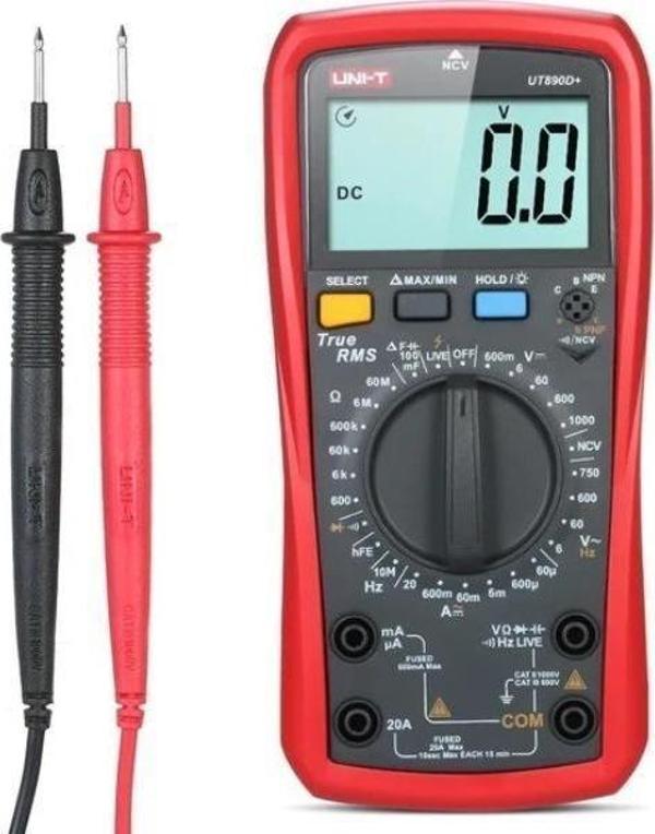 Luxury, Dijital Ölçü Aleti -Dijital Multimetre  UNI-T  UT 890D+ - Image 1