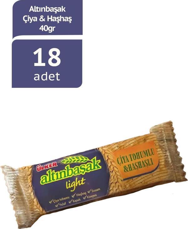 Altınbaşak Çiya & Haşhaş 5x40Gr x18 Adet - Image 1