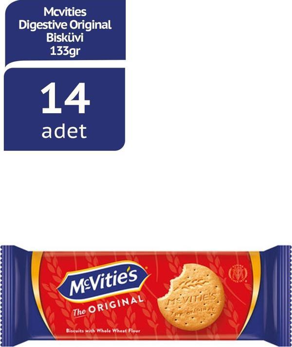Mcv Dıgestıve Orıgınal Bisküvi 133G x14 Adet - Image 1