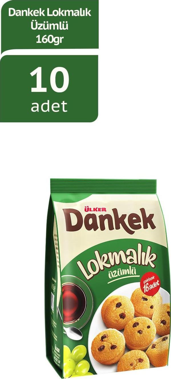 DANKEK LOKMALIK ÜZÜMLÜ KEK 160GX10 ADET - Image 1