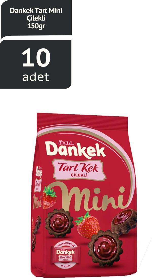 DANKEK TART MİNİ ÇİLEKLİ 150Gx10 - Image 1