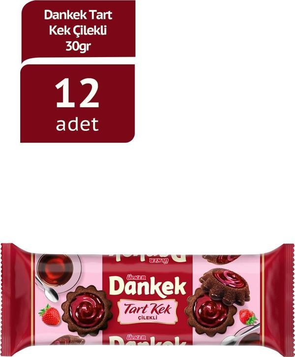 DANKEK TART KEK ÇİLEKLİ 30G x 12 ADET - Image 1