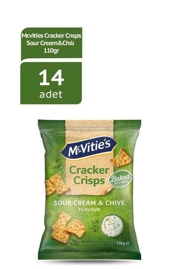 Mcv Cracker Crısp Sour Cream&Chılı Cips 110Gx14 Adet - Image 1