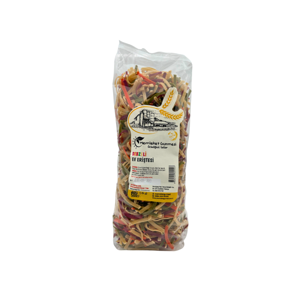 Ev Yapımı Sebzeli Ev Eriştesi 500 gr MG - Image 1