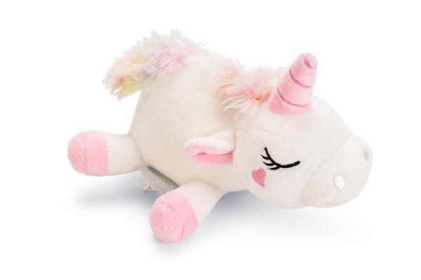 Beeztees Yavru Köpek Oyuncağı, Unicorn, Peluş, Beyaz, 18x15x11,5cm - Image 1