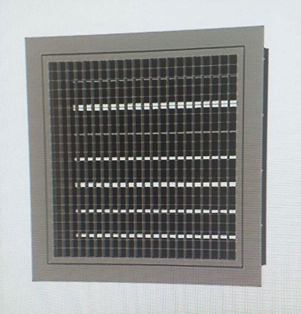 10X10 Çift Sıra Kanatlı Zıt Damperli Menfez - Image 1