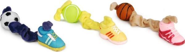 Beeztees Köpek Oyuncağı, Top - Peluş - Ayakkabı, Vinyl, Çeşitli Renklerde, Top 4,5cm - 27cm - Image 1