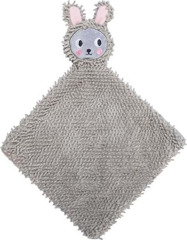 Beeztees Yavru Köpek Oyuncağı, Peluş, Gri, 37x28x4cm - Image 1