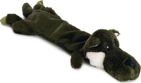 Beeztees Köpek Oyuncağı, Sesli, Elastik, Kurt, Peluş, Koyu Yeşil, 50x26x10cm - Image 1