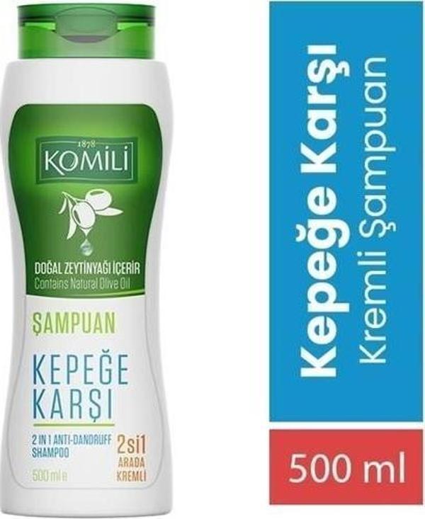 Komili Şampuan 500ml Kepeğe Karşı 2si1 Arada Kremli - Image 1