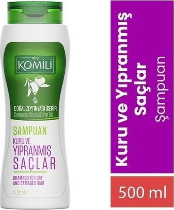 Komili Şampuan 500ml Kuru Yıpranmış Saçlar - Image 1