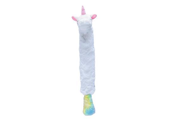 Beeztees Yavru Köpek Oyuncağı, Unicorn, Peluş, Beyaz, 74x14x15cm - Image 1