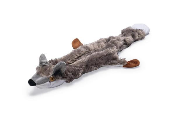 Beeztees Köpek Oyuncağı, Sesli, Tilki, Peluş, Gri, 52x15x2,5cm - Image 1