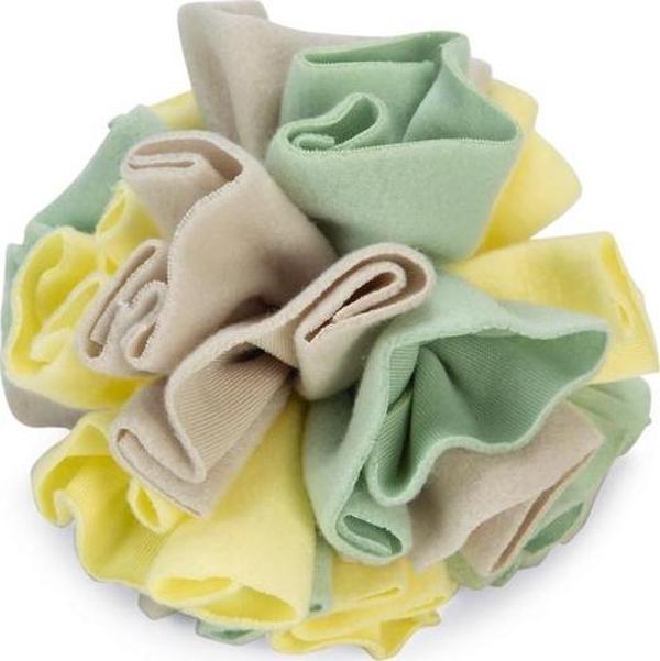 Beeztees Köpek Ödül Saklama Oyuncağı, Top, Polar, Gri/Yeşil, 13cm - Image 1