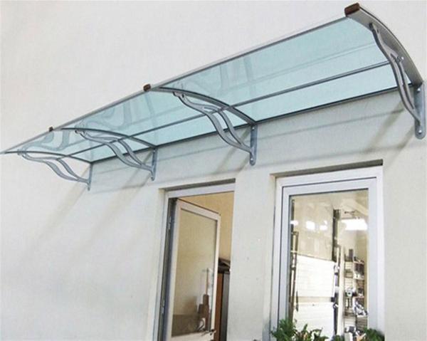 TF Delux Seri 1,12 Alüminyum Ayaklı Sundurma 120 X 100 Yeşil 3 mm Solid Levha - Image 1
