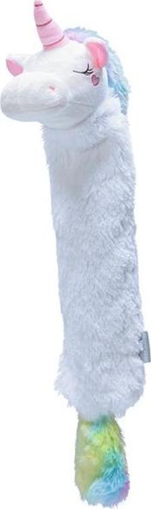 Beeztees Yavru Köpek Oyuncağı, Unicorn, Peluş, Beyaz, 49x10x14cm - Image 1