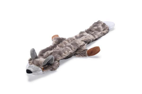 Beeztees Köpek Oyuncağı, Sesli, Tilki, Peluş, Gri, 30x13x2,5cm - Image 1