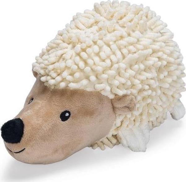 Beeztees Köpek Oyuncağı, Kirpi, Peluş, Beyaz, 26x14x15cm - Image 1