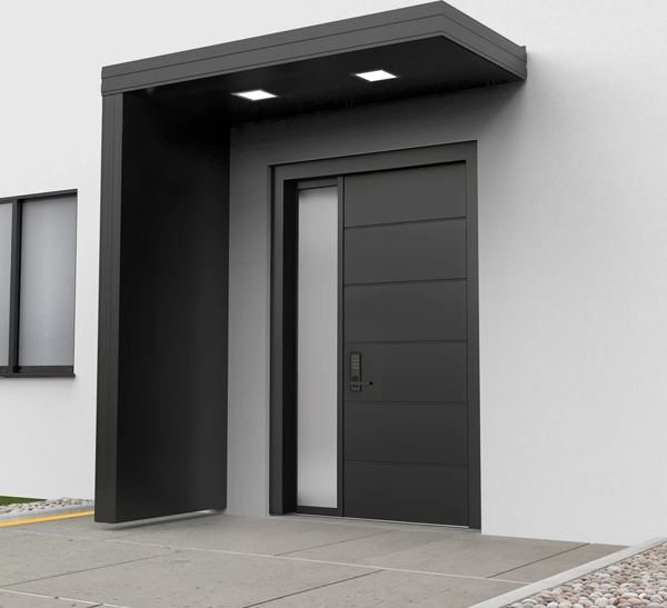 Alüminyum Işıklı Sundurma Korrain Outdoor 220 cm x 90 cm Yan Panel - Image 1