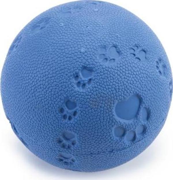 Beeztees Köpek Oyuncağı, Sesli, Top, Kauçuk, Turkuaz, 9cm - Image 1