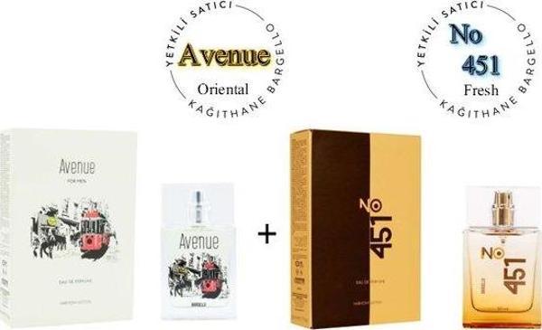 Avenue + No: 451 Erkek / Unisex Parfüm 50 ml edp Oriental / Fresh  - Mnms50ave451   - Image 1