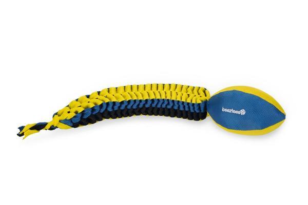 Beeztees Köpek Oyuncağı, Yüzen, Top ve Kuyruğu, Mavi/Sarı, 61cm - Image 1