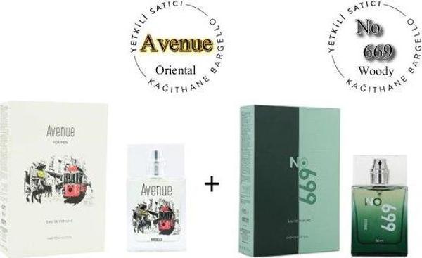 Avenue + No: 669 Erkek  Parfüm 50 ml edp Oriental / Woody  - Mnms50ave669 - Image 1