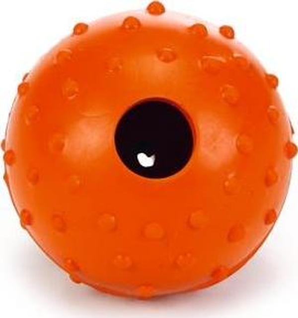 Beeztees Köpek Oyuncağı, Ödül ve Oyun Topu, Kauçuk, Turuncu, 5cm - Image 1