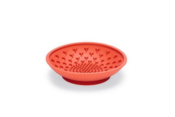 Beeztees Yavru Köpek Mama Yeme Oyuncağı, Silikon, Kırmızı, 19cm - Image 1