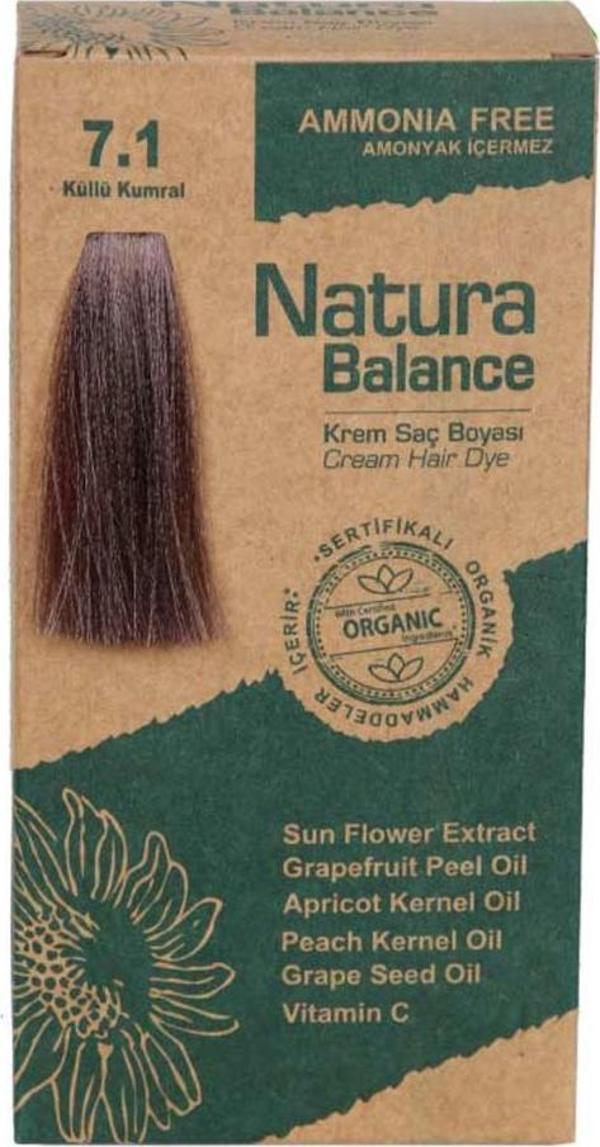 NATURA BALANCE SAÇ BOYASI 7.1  KÜLLÜ KUMRAL - Image 1