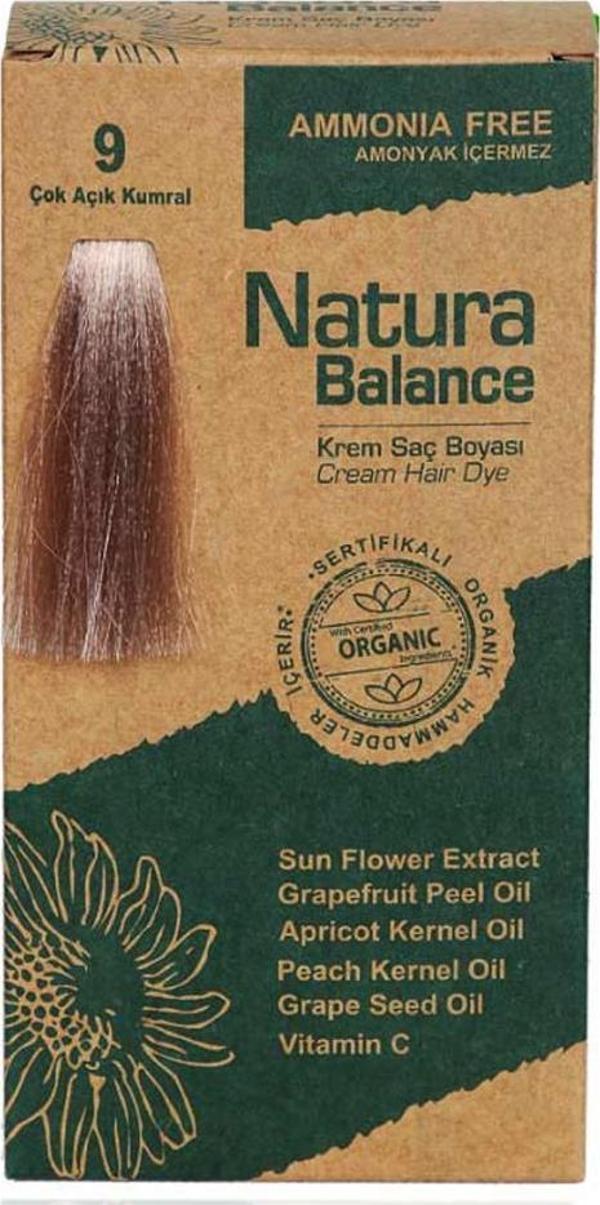 NATURA BALANCE SAÇ BOYASI 9 ÇOK AÇIK KUMRAL - Image 1