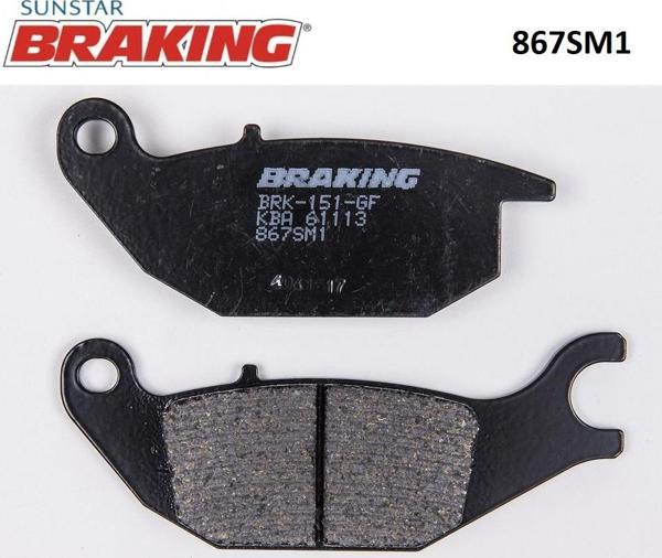 YARI METALİK FREN BALATASI YAMAHA TRICITY 125cc ARKA 2014-2016 - Image 1