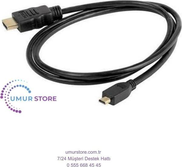 Micro-Mikro To HDMI Çevirici Dönüştürücü Adaptör Kablosu 1.5 Metre - Image 1