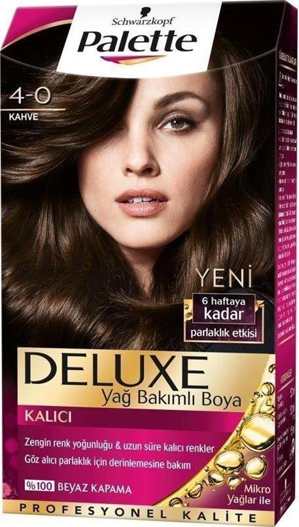 Palette Deluxe Saç Boyası 4-0 Kahve - Image 1