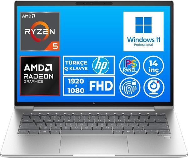 HP EliteBook 645 G9 Ryzen 5 Pro 5675U 8GB 512GB SSD 14" FHD W11P Taşınabilir Bilgisayar 5Y3J0EA - Image 1
