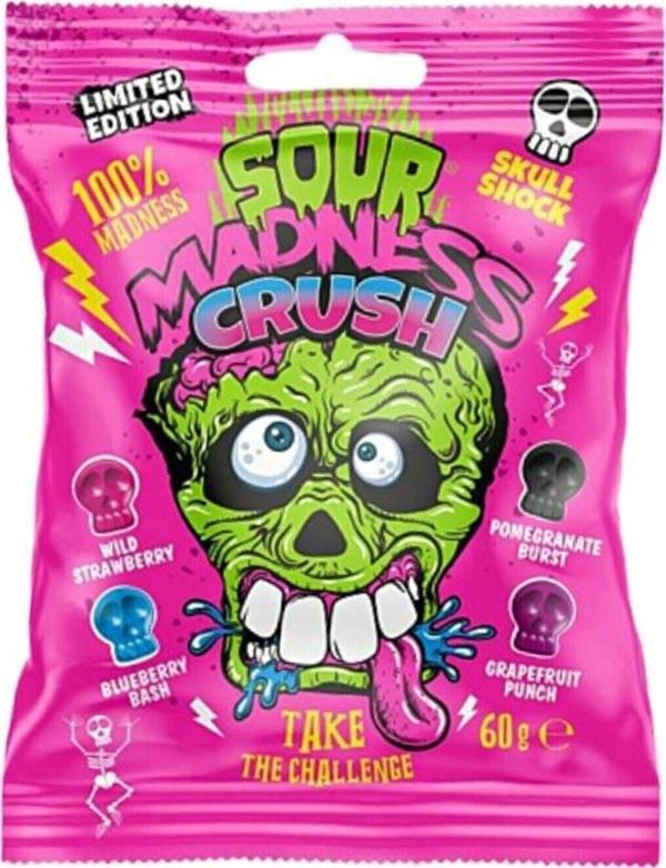 Sour & Sweet Sour Madness Crush Challenge Candy 60 G - Image 1