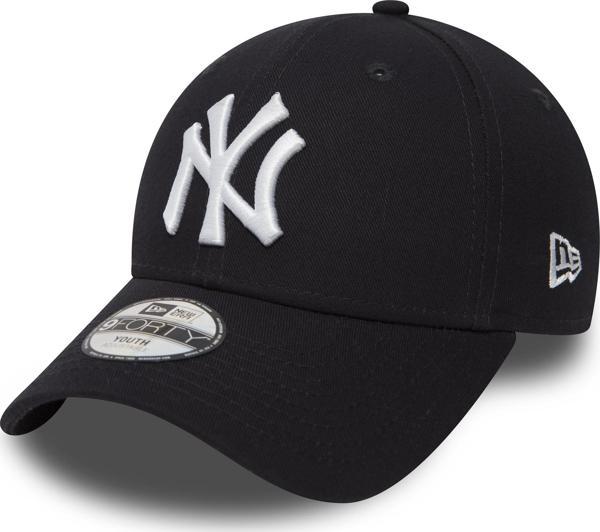 10877283-R New Era K 940 Mlb League Basıc Neyyan Navy-Wht &Ccedil;ocuk Şapka Siyah - Image 1