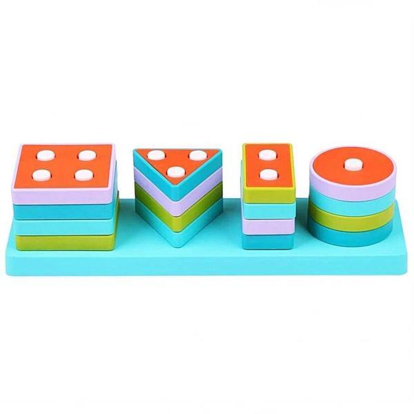 Nessiworld ​​​​​​​LC Ahşap Geometrik Şekiller Bul-Tak - Image 1