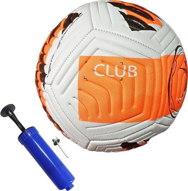 Avessa Futbol Topu Bsf-018 No.5 Açık Turuncu Ve El Pompası - Image 1