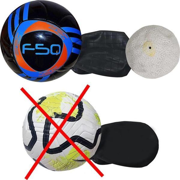 Avessa 4 Astar Pu+Pvc Materyal Parlak Deri 350 Gram İp Sargı Korumalı Şambrel Futbol Topu No:5 - Image 1