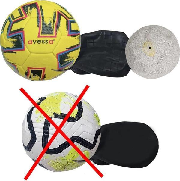 Avessa 4 Astar Pu+Pvc Materyal Ultra Süngerli Acıtmaz Soft Yüzey 440 Gram İp Sargı Şambrel Futbol Topu No:5 - Image 1