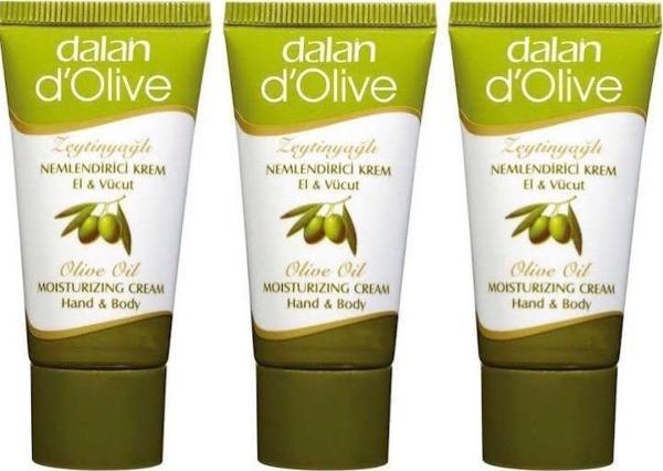 DALAN DOLİVE KREM 20 ML TÜP 3'LÜ SET - Image 1