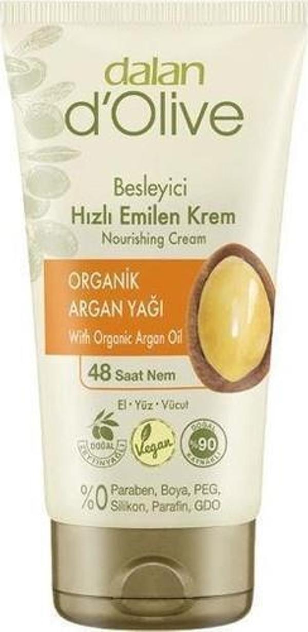 Dalan D'Olive Krem Tüp 250ml Argan Yağı - Image 1