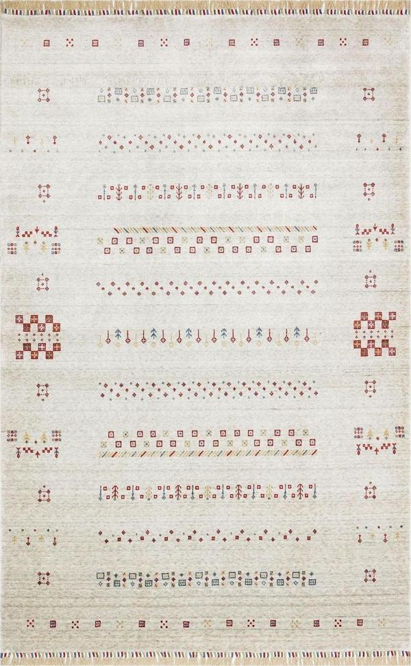 Hoom Rugs Nepal ZR 06 Bambu Viskon Uşak Desenli Halı - Image 1